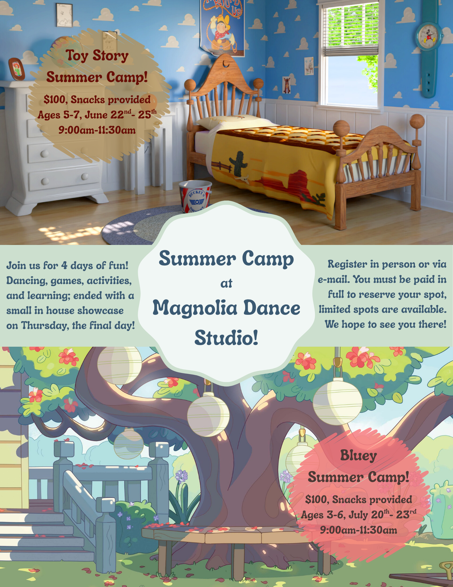 Summer Camp 2026 Flyer